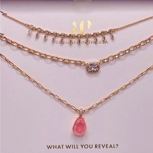 Bomb Party Spring 2024 Luxe Layers Coastal Cutie Necklace Set